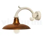 Vintage-Außenwandleuchte aus Aluminium, hergestellt in Italien – Adela Viadurini