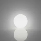 Kugelkugel- / Tischleuchte Slide Globo weiß hell made in Italy Viadurini