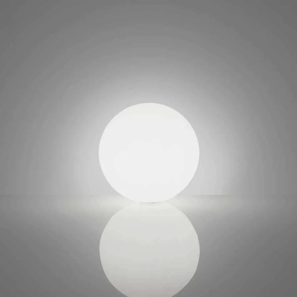 Kugelkugel- / Tischleuchte Slide Globo weiß hell made in Italy Viadurini