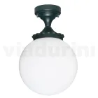 Deckenleuchte aus Aluminium und Opalacryl Made in Italy - Trovaantracite Viadurini