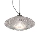 Handgefertigte Hängelampe aus mundgeblasenem Glas in Venedig - Dafne Viadurini