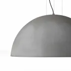 Zweifarbige Pendelleuchte aus Stahl Ø40x H20x L.cavo100cm, Luce Viadurini