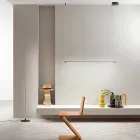 Pendelleuchte mit LED-Licht und längenverstellbaren Kabeln - Orange Viadurini