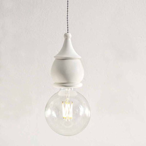 Hängelampe shabby chic aus keramik - fate aldo bernardi