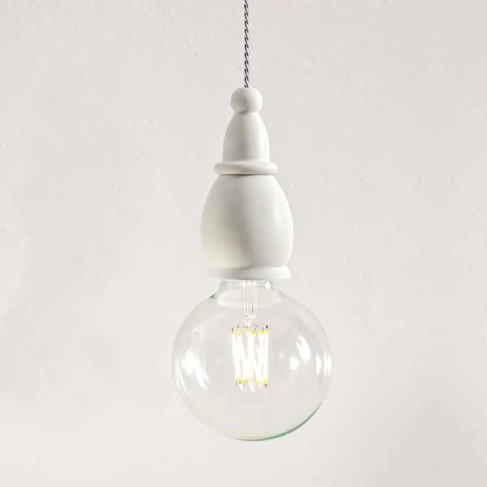 Designer Pendelleuchte aus Keramik Made in Italy - Fate von Aldo Bernardi Viadurini