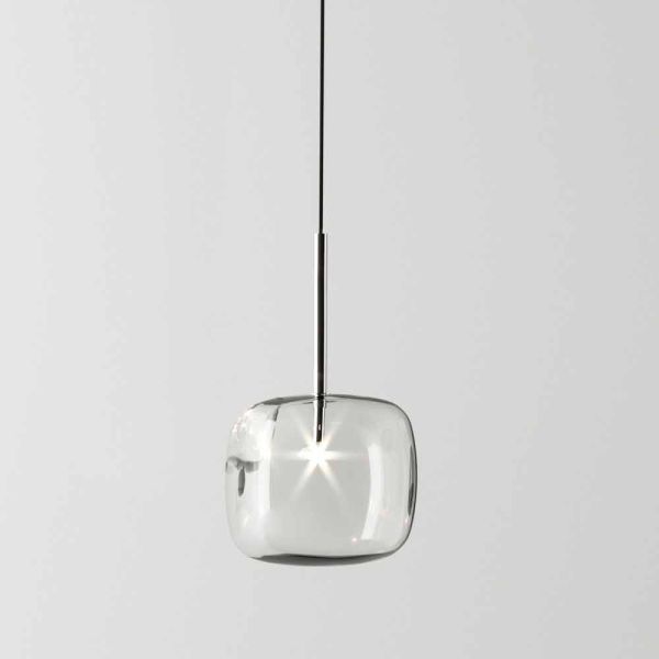 Design hängelampe aus metall und glas made in italy - donatina