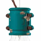 Hängelampe in Handarbeit Städtebau Edith Ferroluce Viadurini