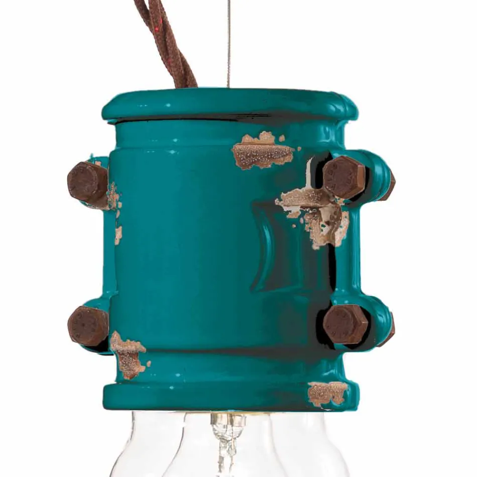 Hängelampe in Handarbeit Städtebau Edith Ferroluce Viadurini