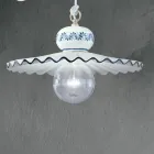 Handverzierte Keramik-Pendelleuchte - Rom Viadurini