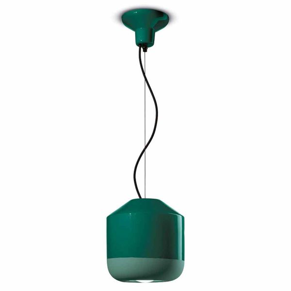 Hängelampe aus farbiger keramik made in italy - ferroluce bellota