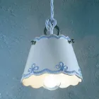 Lampe Keramik-Lampe mit farbigen Band Ferroluce Viadurini