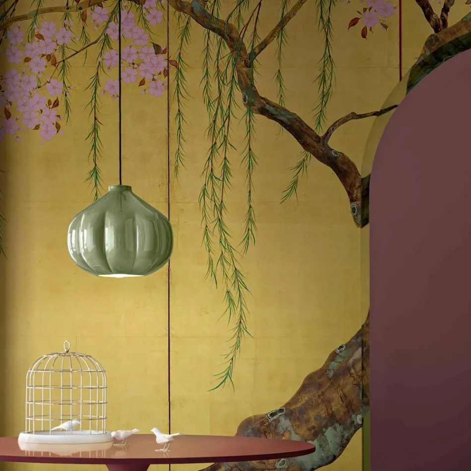 Pendelleuchte aus Keramik in 2 Ausführungen, hergestellt in Italien – Afoxe Viadurini