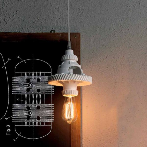 Hängelampe aus keramik in 3 ausführungen modernen designs - futurismus