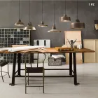 Lampe antike Eisenglocke Suspension Virginia Il Fanale Viadurini