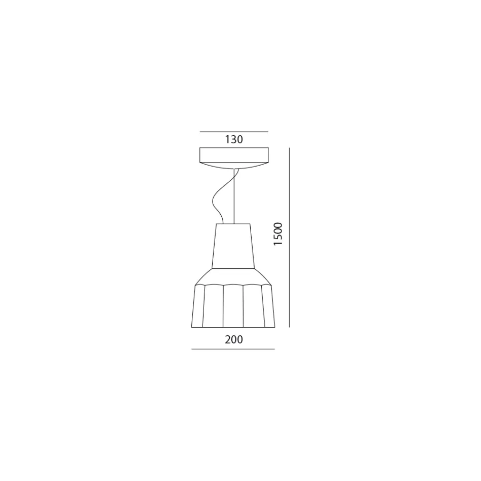 Pendelleuchte aus toskanischer Majolika Handgefertigt in Italien - Toscot Rossi Viadurini