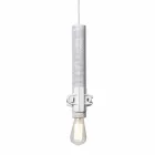 Hängelampe in Weiß, Anthrazit oder Gold Metall 2 Größen - Mekkasmo Viadurini