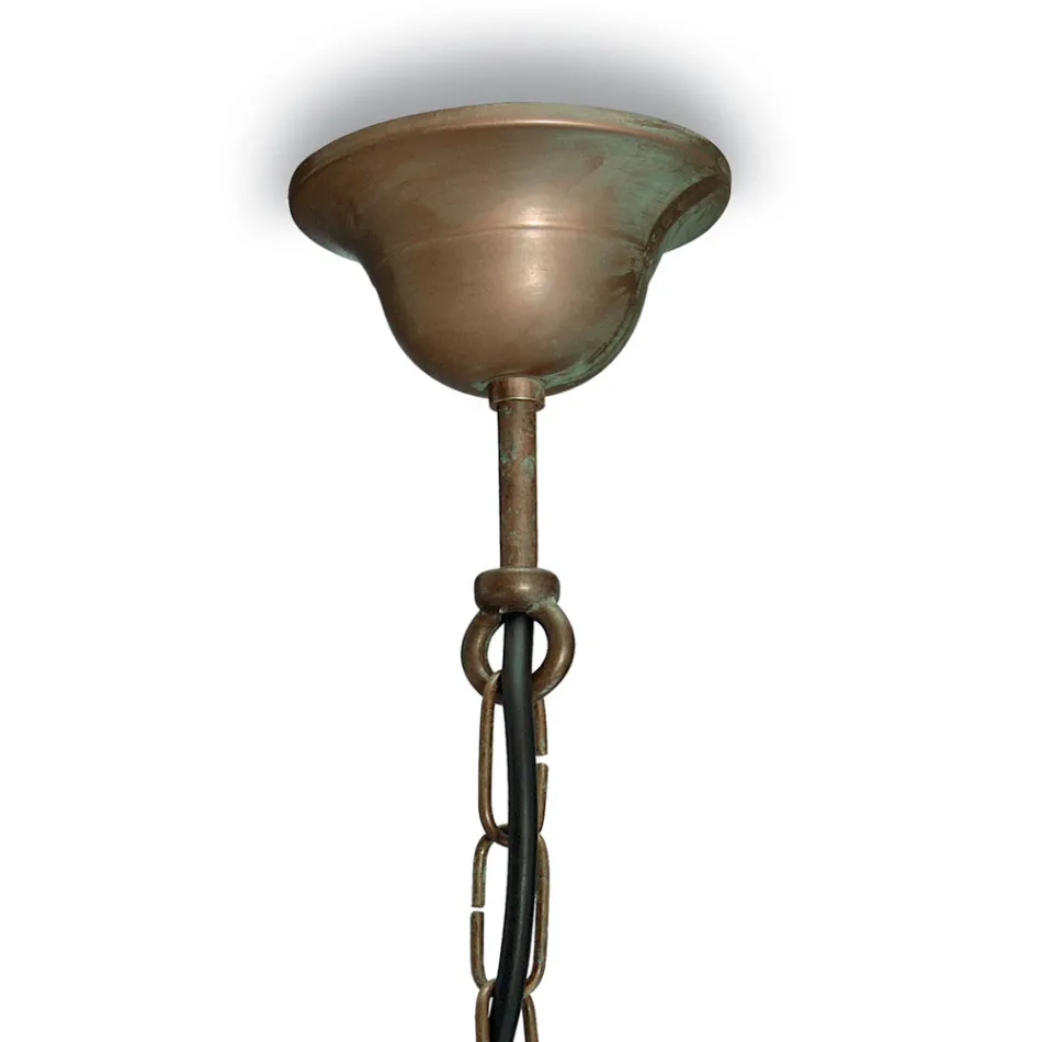 Elfico Pendelleuchte aus Messing, Klarglas und Schutzart IP44 Viadurini