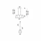 Industrie-Pendelleuchte 3 London Lichter Il Fanale Viadurini