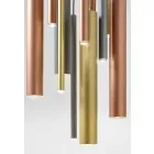 Moderne Röhrenpendelleuchte mit flexiblem Kabel - Tubò Aldo Bernardi Viadurini