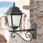 Lampe mit Struktur aus Aluminiumdruckguss und Glas Made in Italy - Scintilla Viadurini