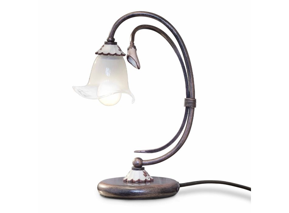Artisan Support Lamp aus Metall, Glas und Keramik - Vicenza