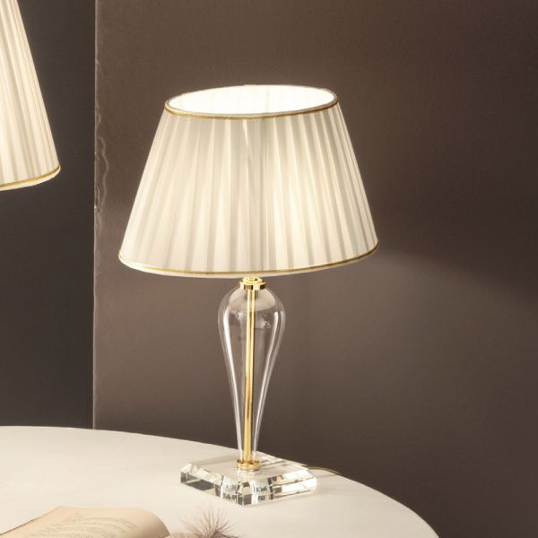 Klassische handgefertigte italienische glastischlampe - rapallo
