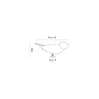 Tischlampe aus emaillierter toskanischer Majolika Made in Italy - Uccellino Viadurini