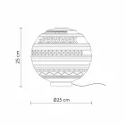 Tischlampe in weißem Satin Glas und Metall Modernes Design - Morse Viadurini