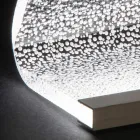 LED-Stehlampe, Acrylkristall-Laserdekoration – Possett Viadurini