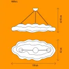 Outdoor Design Hängelampe aus Polyethylen - Nefos von Myyour Viadurini