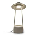Außenlampe mit Pflanzgefäß aus Ton, Aluminium und Messing - Cappello Viadurini