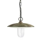 Außenleuchte aus Messing, Glas und Schutzart IP44, hergestellt in Italien – Drago Viadurini