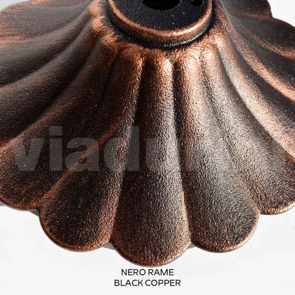 Gartenlampe mit 2 Acryllichtern und Aluminiumstruktur - Trovanero Viadurini