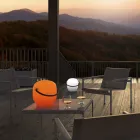 Gartenlampe aus Polyethylen mit Griff Made in Italy - Galicien Viadurini