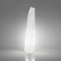 Moderne weiße prismenförmige Stehlampe Slide Manhattan, hergestellt in Italien