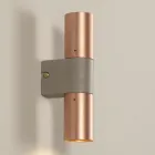 Wandlampe aus Keramik und Kupfer handgefertigt in Italien - Toscot Match Viadurini