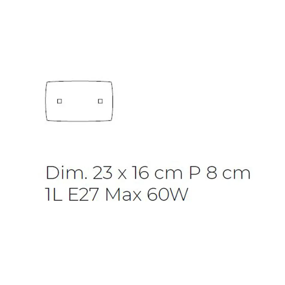 Wandlampe aus mundgeblasenem Perlmuttglas in Venedig - Chrystal Viadurini