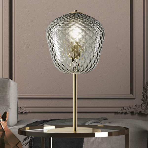Artisan tischlampe aus geblasenem venezianischem glas - dalia balloton