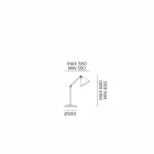 Tischlampe mit Gelenk aus Messing und Eisen Vintage Design - Loft von Il Fanale Viadurini