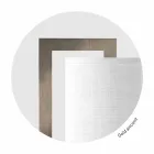 Design Tischlampe aus Metall und weißem Leinen Made in Italy - Bali Viadurini