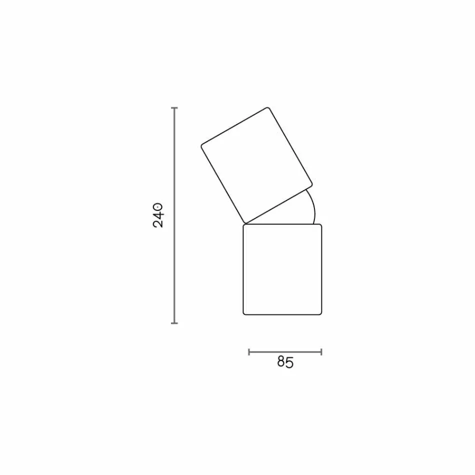 Keramische Tischlampe im modernen Design, hergestellt in Italien, Asien Viadurini