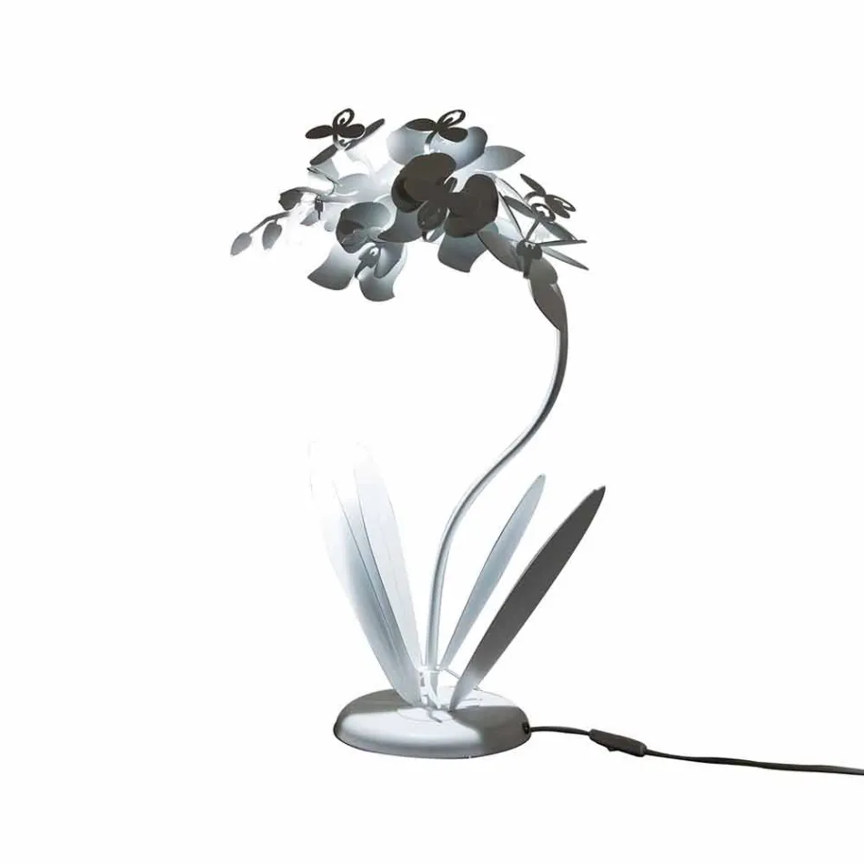 Modernes Design Eisen Tischlampe Made in Italy - Amorpha Viadurini