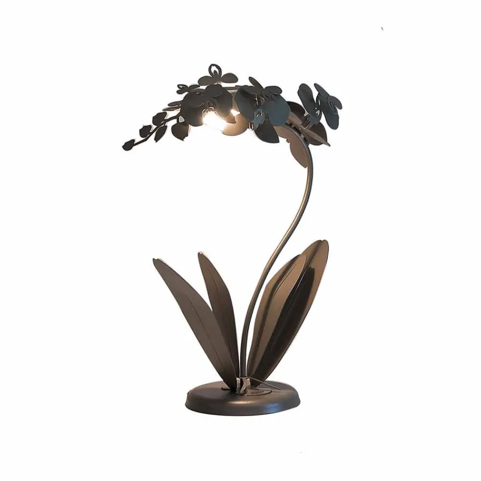 Modernes Design Eisen Tischlampe Made in Italy - Amorpha Viadurini