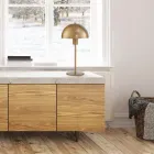 Tischlampe aus lackiertem Stahl in verschiedenen Ausführungen - Giulia Viadurini