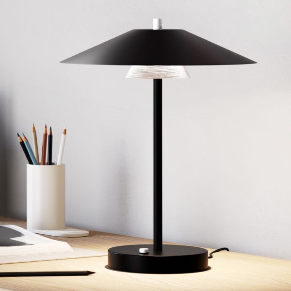 Mira tischlampe aus metall mit verschiedenen ausführungen made in italy