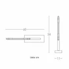 Tischlampe aus Messing und Harz mit Marmorsockel Made in Italy - Quizza Viadurini