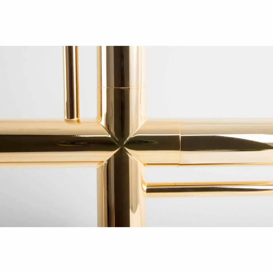 Tischlampe aus Messing und Harz mit Marmorsockel Made in Italy - Quizza Viadurini