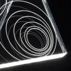 Tischlampe Led Kristall Acryl Gefaltet Laser Dekor - Possett Viadurini