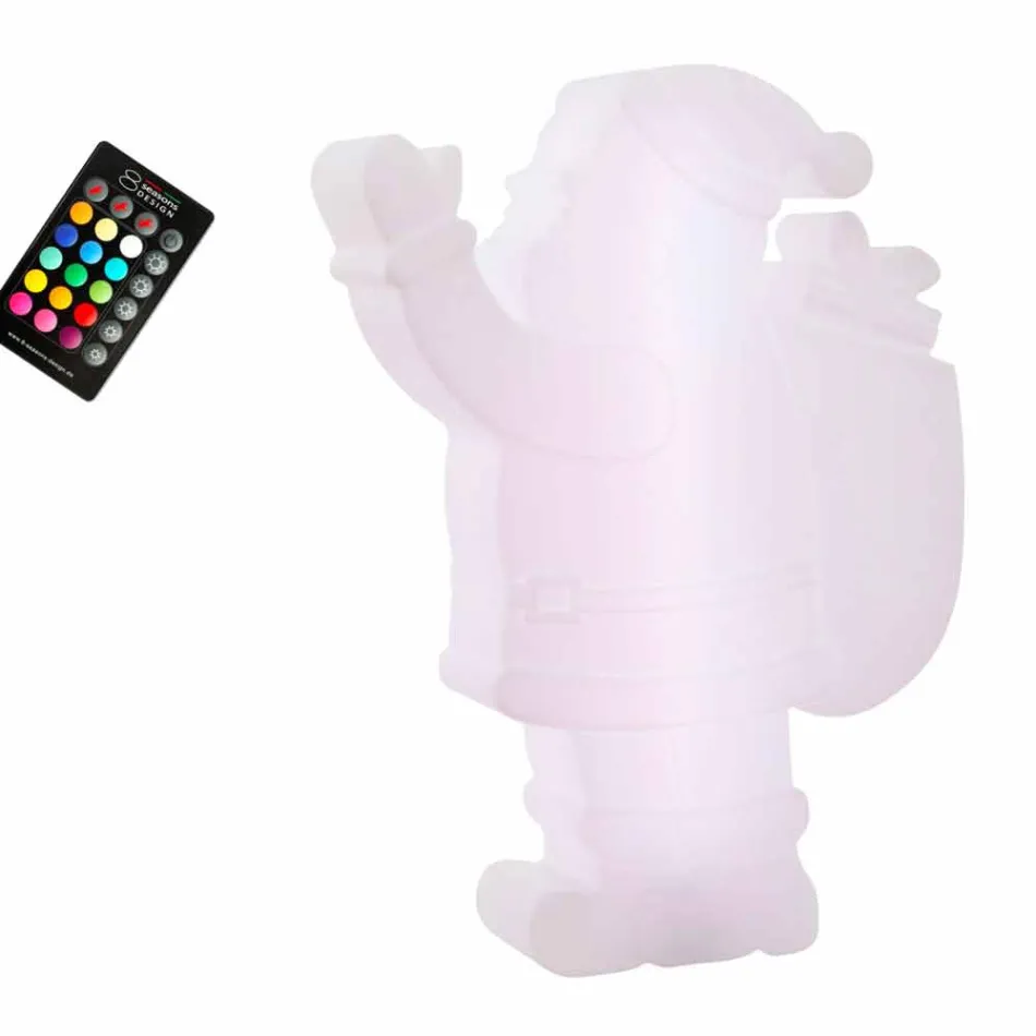 Modernes Design führte Tischlampe in Form von Santa Claus - Babbostar Viadurini