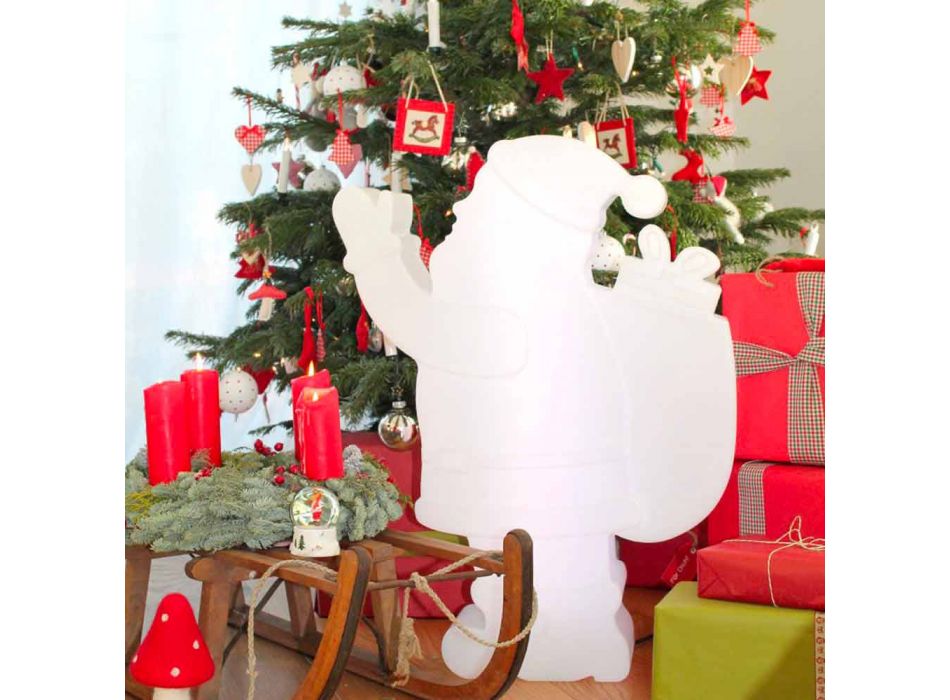 Modernes Design führte Tischlampe in Form von Santa Claus - Babbostar Viadurini